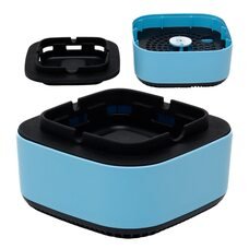 Пластиковая электрическая настольная пепельница с функцией очистки воздуха Голубой (205)