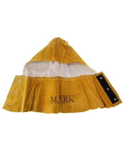 Защитный кожаный сварочный шлем для защиты головы, шеи 903 (JS)