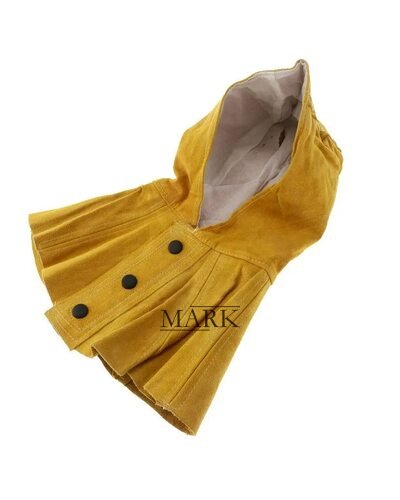 Защитный кожаный сварочный шлем для защиты головы, шеи 903 (JS)