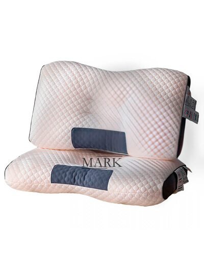 Эргономичная ортопедическая гипоаллергенная подушка анатомической формы для комфортного сна 48х74 см (205)