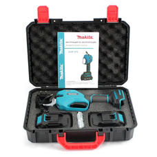 Портативний бездротовий акумуляторний секатор з індикатором рівня заряду Makita DUP375 (24V, 5AH)