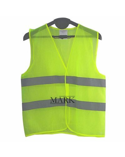Сигнальный светоотражающий жилет безопасности Светло-желтый XXL (JS)