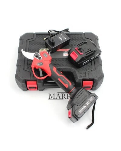 Аккумуляторный секатор Makita DUP400 PROFI (24V, 5AH) с индикатором уровня заряда, в кейсе