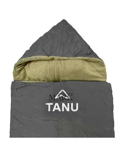 Теплый синтепоновый спальный мешок с подушкой и синтепоном TANU -30С°, 350 г/м2, размер 220*90 см Черный (BR) Теплый синтепоновый спальный мешок с подушкой и синтепоном TANU -30С°, 350 г/м2, размер 220*90 см Черный (BR)