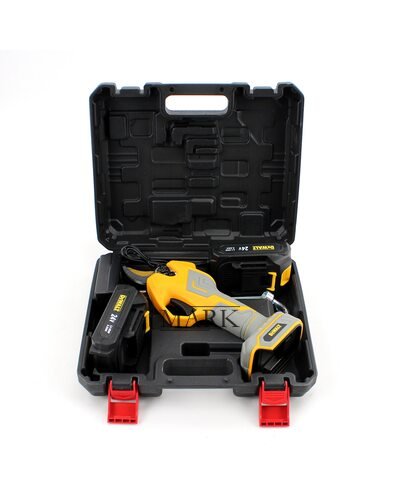 Аккумуляторный секатор DeWalt DCMPP560P2 Digital (24V, 5AH) с экраном в кейсе