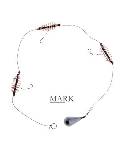 Тройная рыбацкая универсальная снасть супер-карась XinYongDa 14.2г/37 см