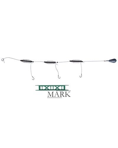 Тройная рыбацкая универсальная снасть супер-карась XinYongDa 14.2г/37 см