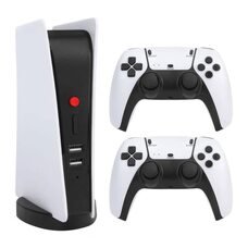 Ігрова консоль M5 ретро стиль, 128 ГБ, 20000+ класичних ігор з 2 бездротовими геймпадами, Білий (626)