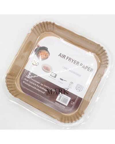 Пергаментные одноразовые формы для аэрогриля и выпекания 50 шт. в наборе 20х20х4,5см(626)