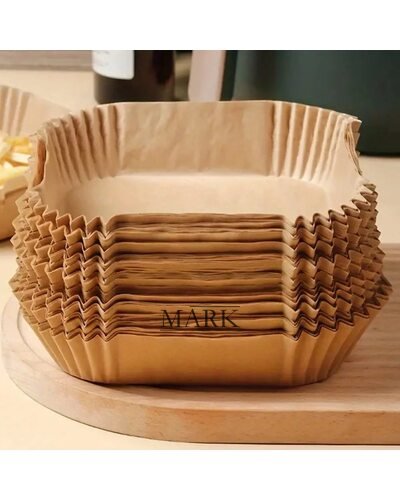 Пергаментные одноразовые формы для аэрогриля и выпекания 50 шт. в наборе 20х20х4,5см(626)