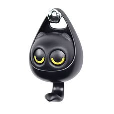 Настінний посилений гачок у формі милого котика з очками до 2,5 кг, Чорний (626)