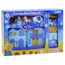Дитячий ігровий набір двоповерховий ляльковий будиночок Beauty My House My Dream BS866 (AHMD)