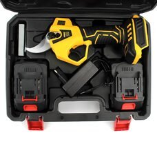 Садовий універсальний портативний секатор з цифровим таблом, пластиковим кейсом та 2 змінними АКБ в комплекті DeWalt DCMPP540P1 Digital (24V, 5AH)