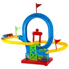 Ігровий набір гоночний трек-горка з машинками Roller Coaster Cars 551A-22 13 предметів (AHMD)