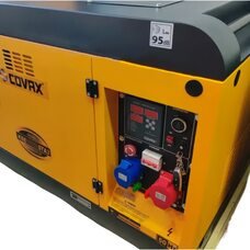 Дизельний генератор трифазний на колесах з пультом та стартстопом Covax KDE22000STA3 17кВт 21KVA (ISML)