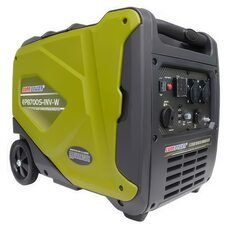 Генератор бензиновий однофазний на колесах з ручним запуском EP8700S-INV-EW Euro Power на 4.5-5 кВт (ISML)