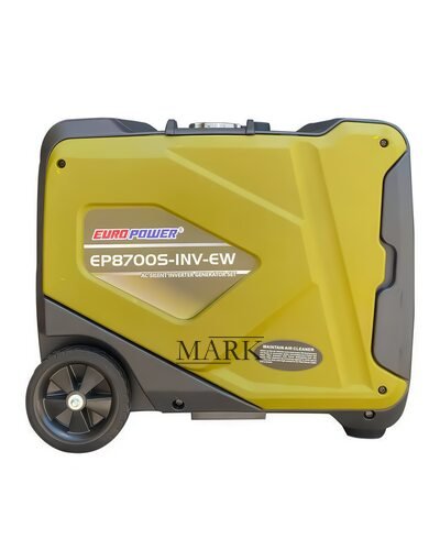 Бензиновый генератор однофазный на колесах с ручным запуском EP8700S-INV-EW Euro Power на 4.5-5 кВт (ISML)