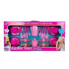 Дитячий іграшковий кухонний набір для чаювання Kitchen Series Tea-Set CH-08 24 предмети (AHMD)