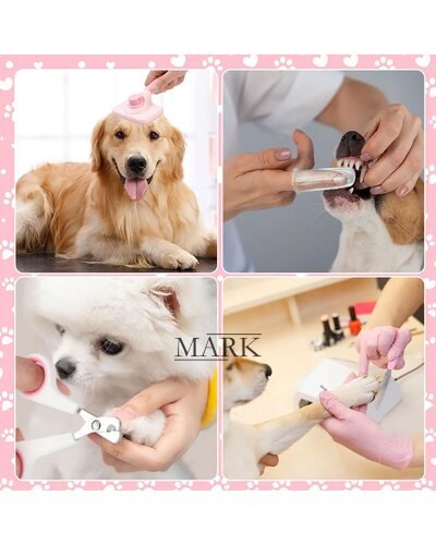 Профессиональный уход за домашними животными набор для стрижки и груминга, Розовый (626)