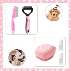 Професійний догляд за домашніми тваринами набір для стрижки та грумінгу, Рожевий (626)