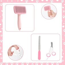 Професійний догляд за домашніми тваринами набір для стрижки та грумінгу, Рожевий (626)