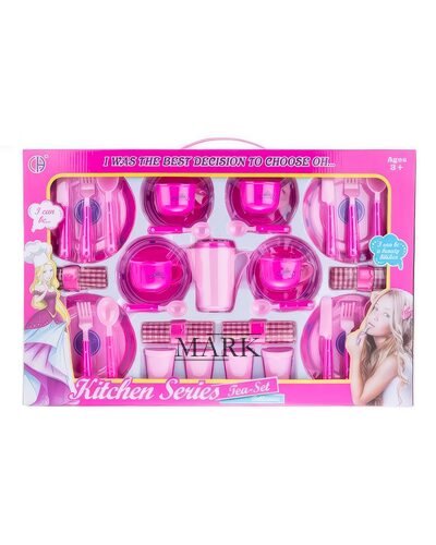 Детский игрушечный кухонный набор для чаепития  Kitchen Series Tea-Set CH-05-B2 35 предметов (AHMD)