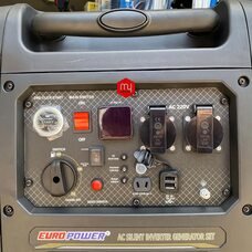 Бензиновий генератор однофазний на колесах з пультом керування Euro Power EP8700S-INV-EW на 4.5-5 кВт (ISML)