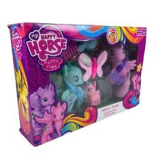 Дитячий набір іграшок єдинороги з аксесуарами My happy horse NL-A-23-3 (AHMD)