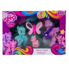 Дитячий набір іграшок єдинороги з аксесуарами My happy horse NL-A-23-3 (AHMD)