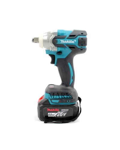 Профессиональный аккумуляторный гайковерт Makita DWT301 с пластиковым кейсом с 2 сменными АКБ (36V, 6AH)