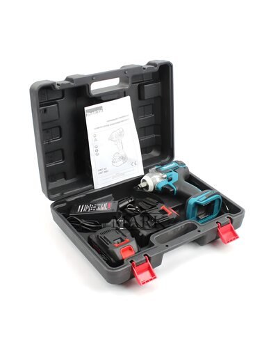 Профессиональный аккумуляторный гайковерт Makita DWT301 с пластиковым кейсом с 2 сменными АКБ (36V, 6AH)