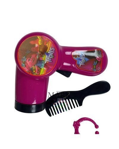Детский набор игрушек стилиста-парикмахера (фен, аксессуары) Trolls fashion princess BL8804T (AHMD)