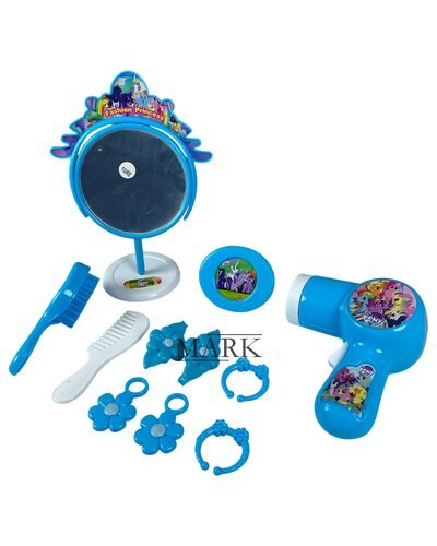 Детский набор игрушек стилиста-парикмахера (фен, аксессуары) My Little Pony Fashion Princess BL8804PA (AHMD)