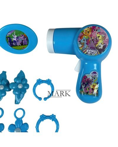 Детский набор игрушек стилиста-парикмахера (фен, аксессуары) My Little Pony Fashion Princess BL8804PA (AHMD)