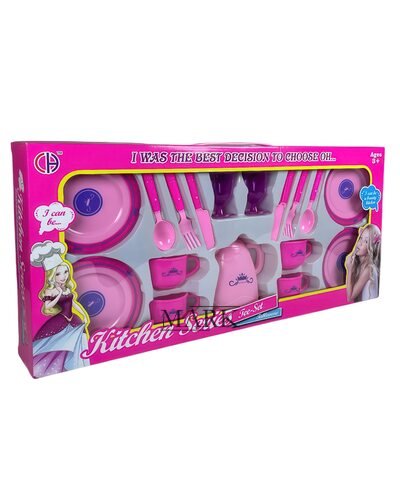 Детский набор игрушек кухонный набор для чаепития Kitchen Series Tea-Set CH-08 18 предметов (AHMD)