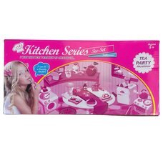 Дитячий набір іграшок кухонний набір для чаювання Kitchen Series Tea-Set CH-08 18 предметів (AHMD)