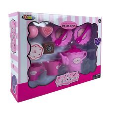 Дитячий набір іграшок кухонний набір для чаювання. чайник. тістечка Tea Series delicious D663J-1 (AHMD)