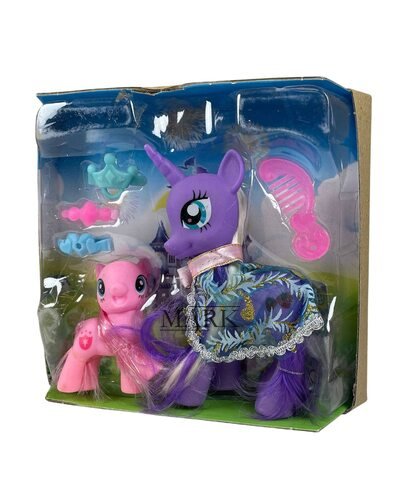 Детский набор игрушечные пони My pretty pony L-A15, 2 игрушки + аксессуары (AHMD)