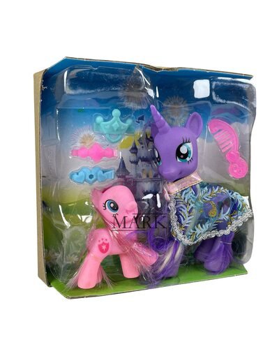 Детский набор игрушечные пони My pretty pony L-A15, 2 игрушки + аксессуары (AHMD)