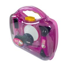 Дитячий іграшковий набір стиліста-перукаря дзеркальце, фен в кейсі Hello Kitty BL8803H (AHMD)