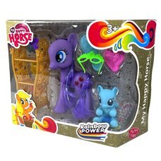Дитячий ігровий набір поні My happy horse Rainbow power L-A17 (AHMD)