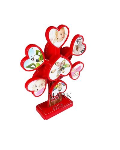 Интерактивный музыкальный вентилятор для фото Music Photo Frame LM77 B-2, Красный (AHMD)