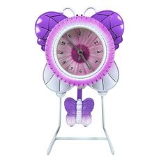 Настільний дитячий годинник LM77-7301 на каркасі, Бузковий (AHMD)