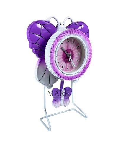 Настольные детские часы LM77-7301 на каркасе, Сиреневые (AHMD)