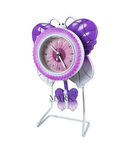 Настольные детские часы LM77-7301 на каркасе, Сиреневые (AHMD)