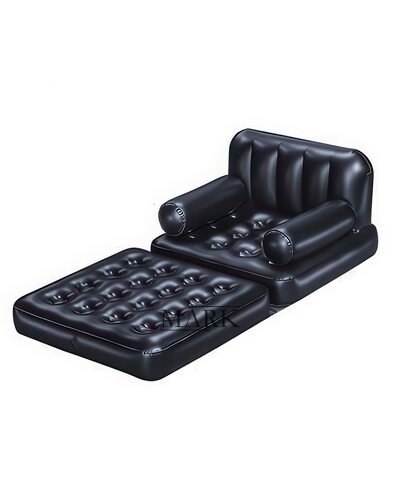 Надувное раскладное кресло-трансформер Bestway 75114 191x97x64 см Черный (LM)