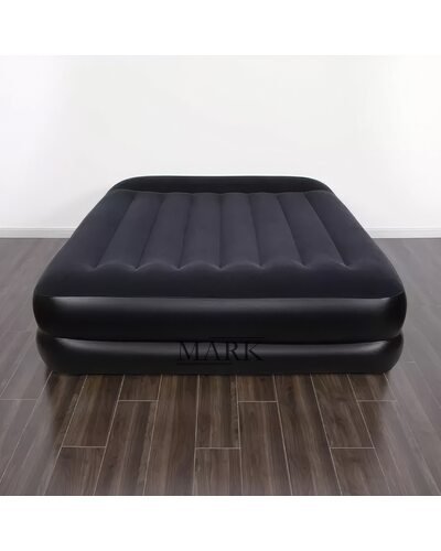 Надувная двухместная кровать со встроенным насосом и подголовником BestWay 67403 203 см (LM)