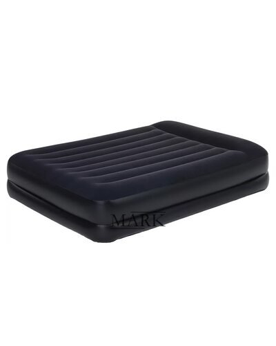 Надувная двухместная кровать со встроенным насосом и подголовником BestWay 67403 203 см (LM)