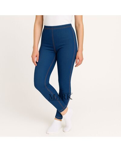 Демисезонные женские лосины B096-1  размер XL, Синій (BOT)