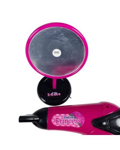 Детский игрушечный набор игрушек парикмахера фен, зеркало Fashion Princess MDX556-2 (AHMD)